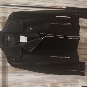Topshop Faux Leather Jacket